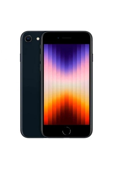 Yenilenmiş iPhone Se 2022 (3.Nesil) 64 GB Siyah Cep Telefonu (12 Ay Garantili) - A Kalite ürün görseli 1