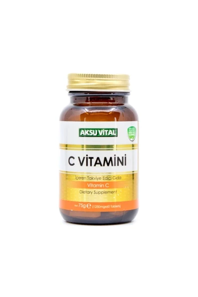 Aksuvital C Vitamin 60 Tablet 1250 Mg ürün görseli 1