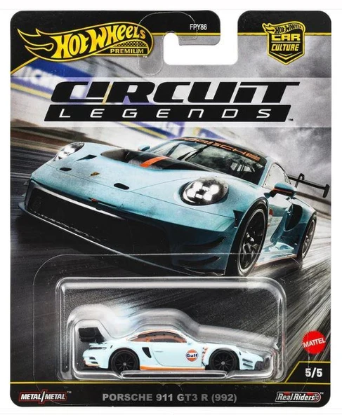 Hot Wheels Premium Cırcuit Legends Porsche 911 GT3 R (992) FPY86 JBK65 ürün görseli 1