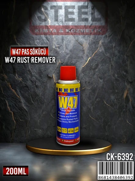 ÇOK AMAÇLI PAS SÖKÜCÜ VE YAĞLAYICI W47 200 ML ürün görseli 1