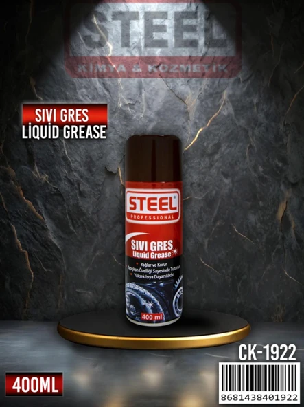STEEL SIVI GRES 400 ML ürün görseli 1