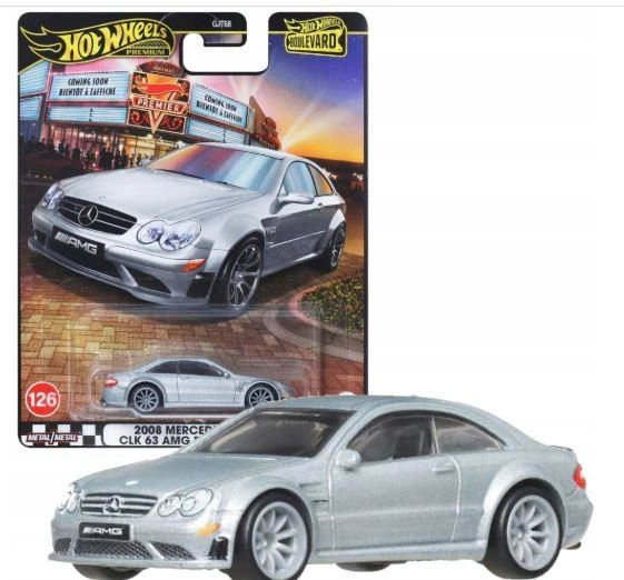 Hot Wheels Premium Boulevard 2008 Mercedes-Benz CLK 63 AMG Black Series GJT68 JBL07 ürün görseli 1