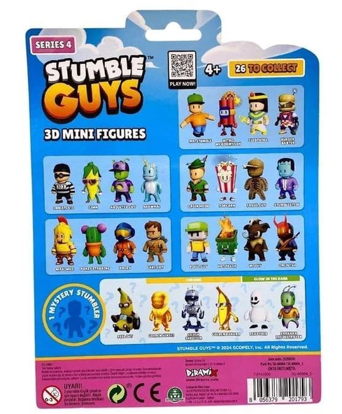 Stumble Guys Seri 4 5'li Mini Figür Mr.Stumble - Resim 2