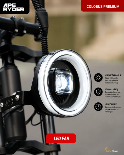 PTTAVM: APE RYDER COLOBUS PREMIUM 750W ELEKTRİKLİ BİSİKLET GRİ