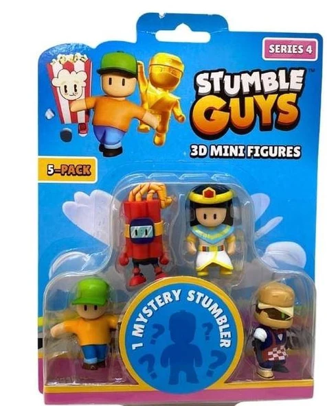 Stumble Guys Seri 4 5'li Mini Figür Mr.Stumble ürün görseli 1