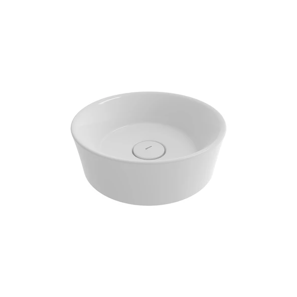 Bocchi Vessel Çanak Lavabo 38 cm Parlak Beyaz 1174-061-0125 ürün görseli 1