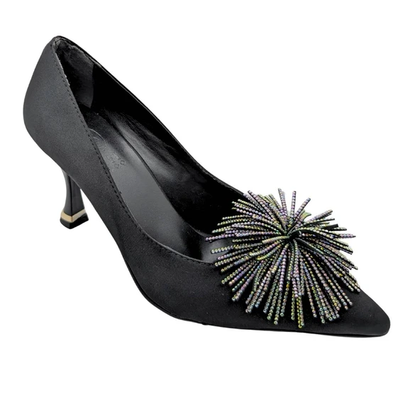 Zorva | Taş İşlemeli Stiletto Ayakkabı - Resim 3