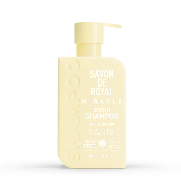 Savon De Royal - Biotin İçeren - Aşırı İşlem Görmüş Saçlar İçin Onarım Etkili Şampuan 500 ml ürün görseli 1