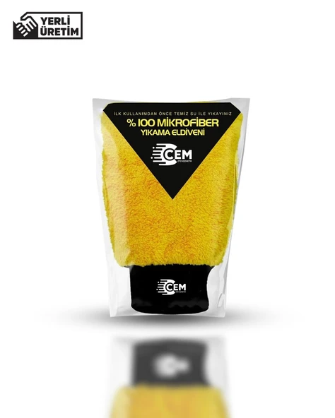 CEM CAR CARE Mikrofiber Yıkama Ve Pasta Eldiveni ürün görseli 1