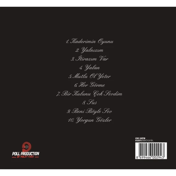 Levent Yüksel Hayatıma Dokunan Şarkılar - CD - Resim 2