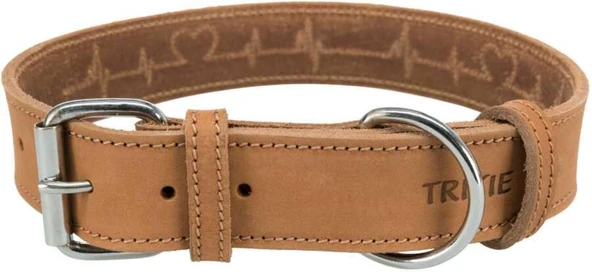 Trixie Kalın Deri Köpek Boyun Tasması 55-65 Cm 40Mm L-XL Kahverengi ürün görseli 1