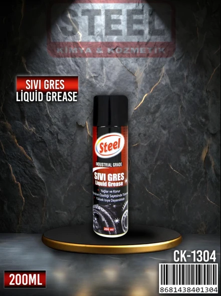 STEEL SIVI GRES 200ML ürün görseli 1