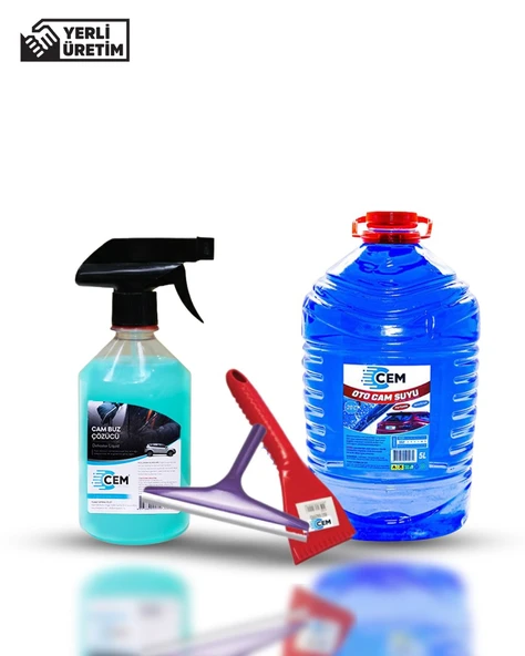 CEM CAR CARE 4'lü Kışlık Bakım Seti ürün görseli 1