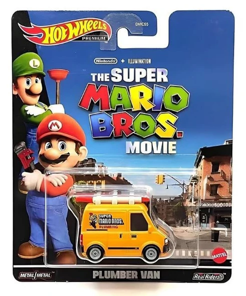 Hot Wheels Premium The Super Mario Bros. Movie Plumber Van HKC19 ürün görseli 1