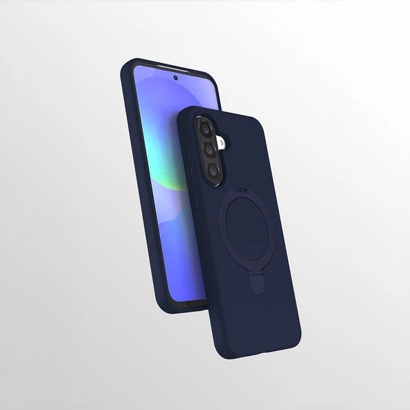 Samsung Galaxy A56 Kılıf Kablosuz Şarj Özellikli Standlı Samara Kapak ürün görseli 1