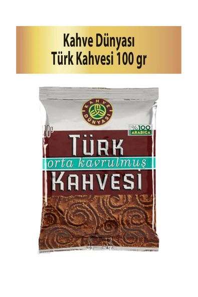 Kahve Dünyası Orta Kavrulmuş Türk Kahvesi 100 gr ürün görseli 1