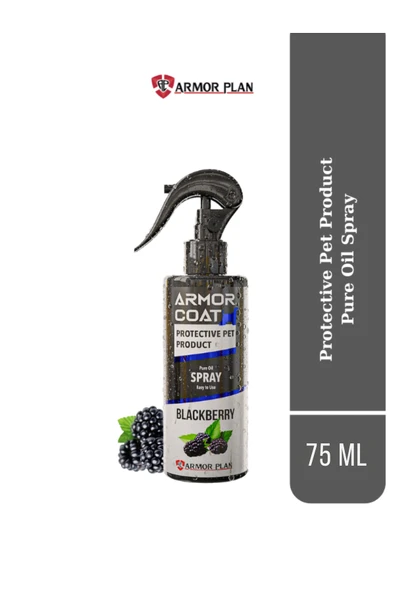 ARMOR COAT Köpek Bakım Spreyi Böğürtlen Kokulu 75 ml ürün görseli 1