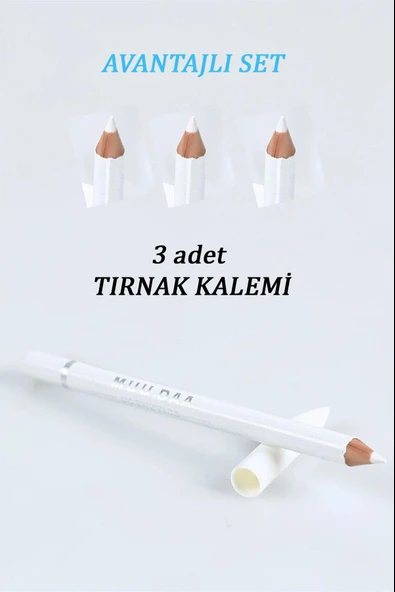 3 Adet X Muu Daa Beyaz Tırnak Kalemi ürün görseli 1