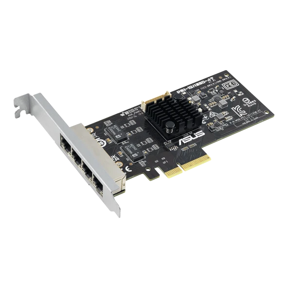 ASUS LAN CARD PCIE G3 4P 1G INTEL I350-T4 V2 ürün görseli 1