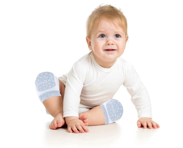 Babyjem Örgü Emekleme Dizliği Mavi ürün görseli 1