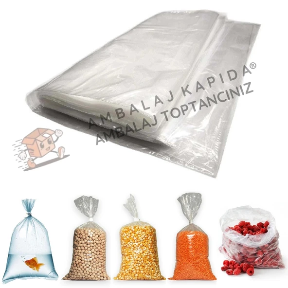 20x30 cm. (Birlik) Bakkaliye Naylon Torba - 1 kg. ürün görseli 1