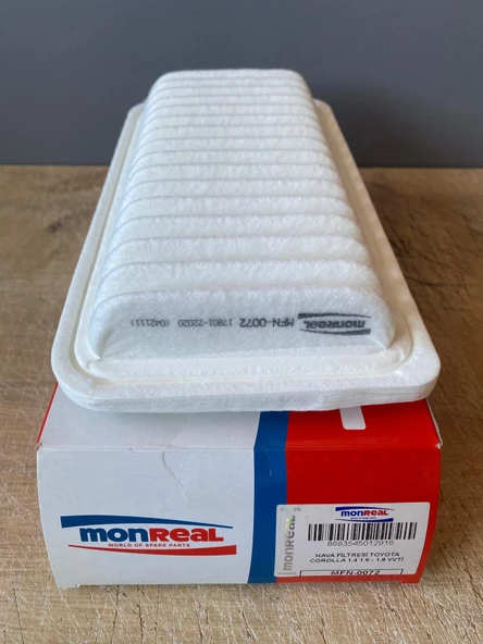 Monreal MFN-0072 Hava Filtresi Toyota Corolla 1.4 1.6 1.8 VVTI (2001-2007) Avensis (2001-2008) 1780122020 ürün görseli 1