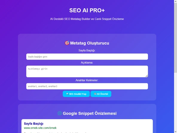 SEO AI PRO+ V2 ürün görseli 1