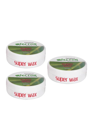 Sector Hairmate Superwax Normal Yeşil Wax 150 Ml 3 Adet ürün görseli 1