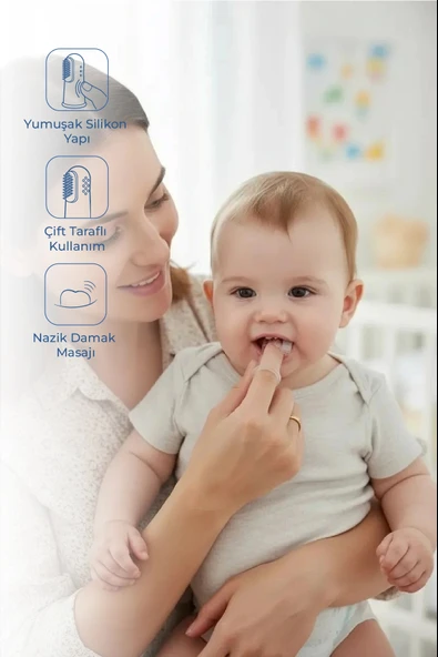 Babyjem Parmak Diş Fırçası + Saklama Kabı Hediyeli ürün görseli 1