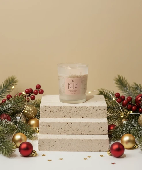 Lebron Vanilya Kokulu 100 GR Doğal Soya Wax Mum ürün görseli 1