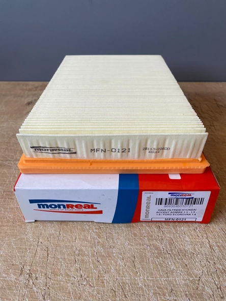 Monreal MFN-0121 Hava Filtresi ACCENT ADMIRE 1.3 - 1.5 - 1.6 FORD ECONOVAN 1.2 2811322600 ürün görseli 1