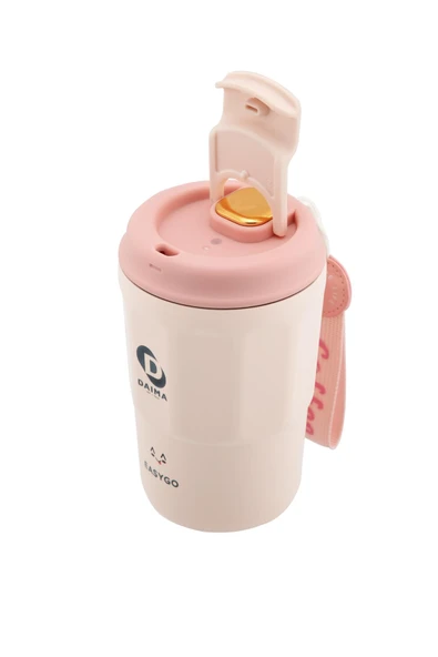 Daima Easygo Bardak Termos Pembe 380 Ml - Resim 2