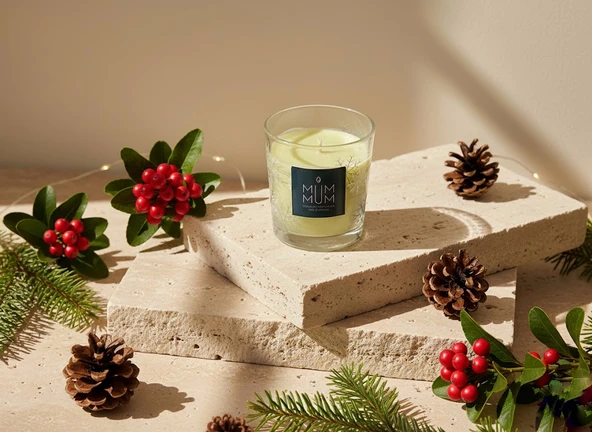 Lebron Çam Kokulu 100 GR Doğal Soya Wax Mum ürün görseli 1