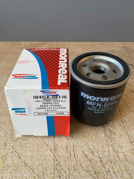 Monreal MFN-0069 Yağ Filtresi Tofaş SLX TEMPRA Tipo BRAVO 5984044 60813507 ürün görseli 1