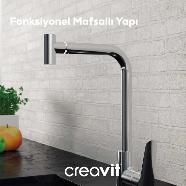 Bevel Mafsallı Mutfak Armatürü - Resim 3