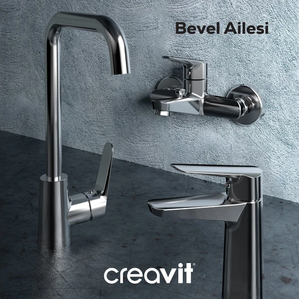 Creavit Bevel BV8500 Mutfak Bataryası - Resim 4