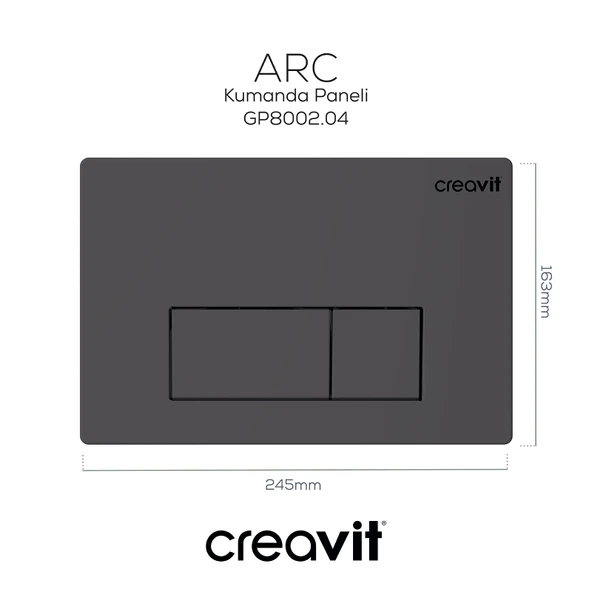 Arc Mat Antrasit Boyalı Kumanda Paneli - Resim 4