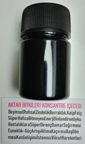 Vitaminli Konsantre Aktar Bitkileri içeceği 50 ml ürün görseli 1