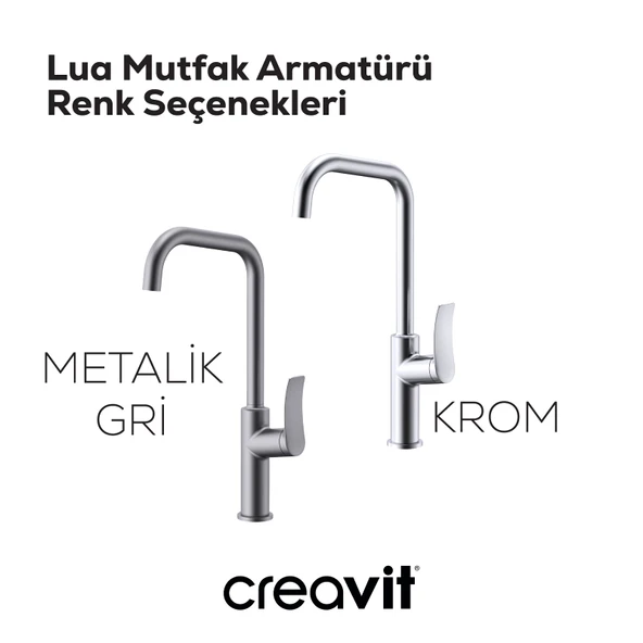 Lua Şelale Mutfak Armatürü Krom - Resim 4