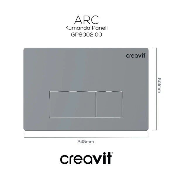 Arc Mat Gri Boyalı Kumanda Paneli - Resim 4