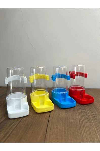 Ti-Sert 1. Kalite Yerli Üretim Renkli Muhabbet Kuşu Suluğu – 8cm/70 ml Kuş Kafes Suluğu (1 ADET) ürün görseli 1