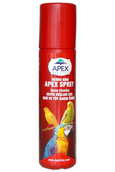 Apex Kafes Kuşları Için Deri Ve Tüy Bakım Sprey 150 Ml ürün görseli 1