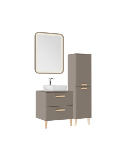Patara Lavabo Dolabı 60 cm Mat Cappuccino ürün görseli 1