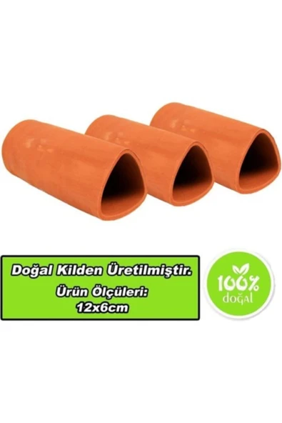 Ans Üçgen Ağız Vatoz Yumurtlama Küpü 3ADET 12X6CM ürün görseli 1