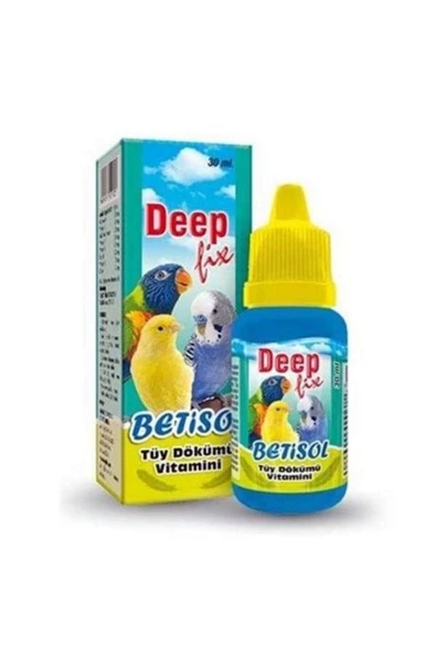 Deep Fix Deep Betisol Kuşlar Için Tüy Dökümü Vitamini 30 Ml ürün görseli 1