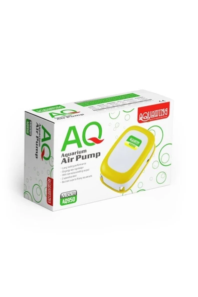 TROPİKAL Aq950 Çift Çıkışlı Akvaryum Hava Motoru 2x5,5 L/dak 5 W. ürün görseli 1