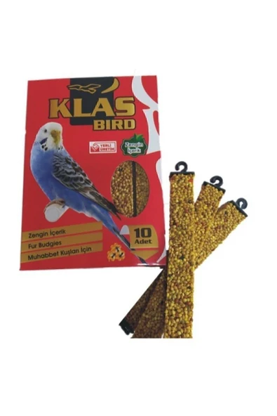 Klass Klas Bird Muhabbet Kuşu Krakeri Ballı 10'lu Paket ürün görseli 1