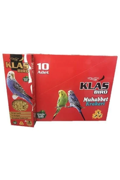 Klas Muhabbet Kuşu Ballı Kraker 3'lü X 10 Paket ürün görseli 1