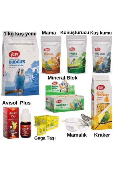 Fizzy Kuş Sağlıklı Beslenme Seti ürün görseli 1