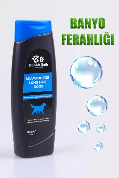 Bubble Bath Uzun Tüylü Köpek Şampuanı 400 Ml ürün görseli 1